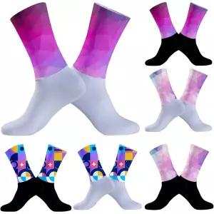 로드 바이크용 2024 자전거 신발 달리기 농구 스포츠 양말 남녀공용 사이클링 양말 야외 스포츠 양말