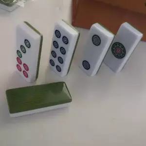 중국 마작패 40개 케이스포함 세트 타일 플라스틱