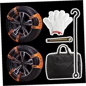 차량 스노우 체인 우레탄 눈길 미끄럼 방지 겨울 타이어 그립 간편 장착 안전 용품