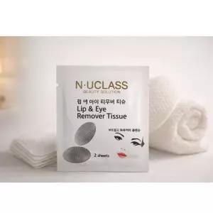 일회용 립 앤 아이 리무버 티슈 / 1박스 1,000개