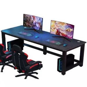 2인용 책상 일자형 데스크 테이블 게이밍 컴퓨터 PC방