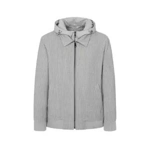 [롯데백화점]갤럭시라이프스타일 2026S/S[베스트상품]울 텍스쳐 디테쳐블 후드 블루종 GC6239L023