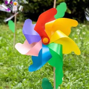 대형 바람개비만들기키트 칼라 투명 여름행사 bgD6+5qvu