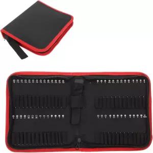 블리텔 드릴 비트 정리 가방 옥스포드 도구 케이스에 55비트 지퍼가 달린 휴대용 소형 파우치 목수
