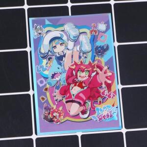 50PCS 유희왕 라이브 트윈 & 키시킬 카드 샤인 보호