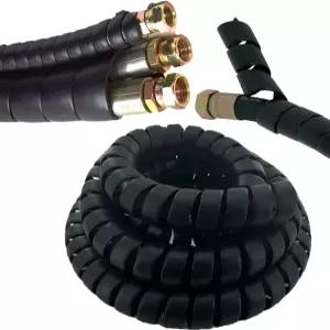 스파이럴 랩 케이블 프로텍터 프리컷 길이 - 유압식 공압 호스의 마모를 방지하고 수명을 연장하는 안전한