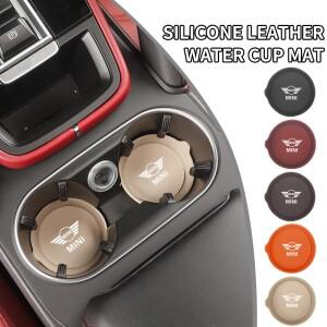 미니 쿠퍼 원 JCW 클럽맨 R55 R56 F55 F56 R57 R58 R59 R60호환  자동차 실리콘 컵받침 물컵 매트 콘솔 음