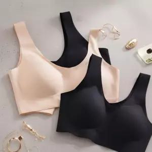 [라일리여성언더웨어] Rly 간결 설계 노와이어 브라 무압박 브라 라이트