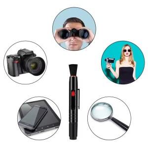 소프트 브러시가 렌즈 청소 펜 카메라 용 양면 카본 헤드 광학 안경 PS4 PS5 VR