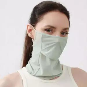 쿨링 기능 귀걸이형 멀티 헤어 스카프 그린 액세서리