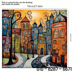 퍼즐 조각 1000개들이 한 상자 크기 50x70cm / 19.7x27.6인치 성인용. 이 대형 다음과 같습니다.