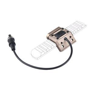 WADSN Modbutton 라이트 에어 소프트 M600 스카우트 손전등 권총 무기 사냥 용 전술 압력 스위치