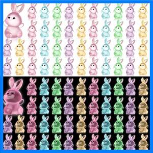 100/50Pc 토끼 미니어처 인형 토끼 미니어처 부활절 정원 풍경 정원 토끼 부활절 Accessorie Dollhouses 장