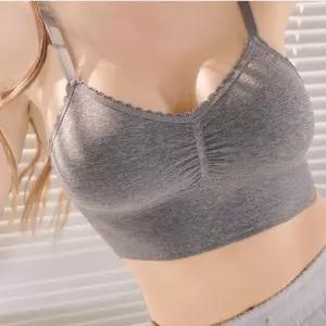 [라일리여성언더웨어] Rly 레이스 브라탑 노와이어 크롭 브라 브래지어