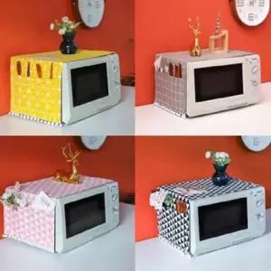 린넨 커버 다용도 북유럽풍 덮개 전자레인지 세련된 BPK8+7RLf