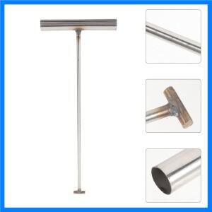 T자형 후크 맨홀 커버 리프팅 도구 스테인레스 스틸 문짝 롤러 셔터용 당김