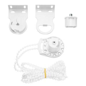 블라인드스크린 수직 블라인드 부품 롤러 체인 비드 코드 28Mm 튜브가있는 셔터 금속 브래킷 장착 키트 장식 액세서리