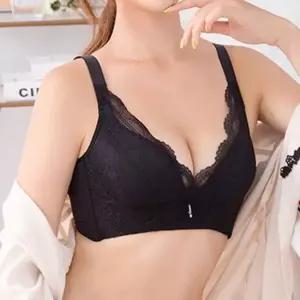 [라일리여성언더웨어] Rly 레이스 볼륨 노와이어 브라 브래지어