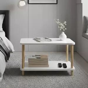 미니테이블 침실 거실 협탁 화이트우드 직사각형 gXC4+6nQQ