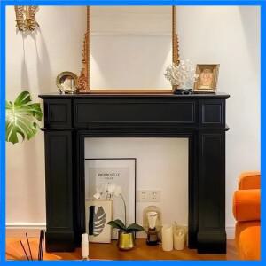 미국 레트로 유럽식 벽난로 장식 캐비닛 장식용 벽난로 선반 컨트리 스타일 침대 및 아침식사 프렌치 거실