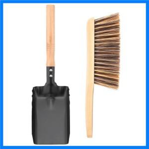 ABGR-석탄 삽 및 난로 브러시 세트 벽난로 삽 및 브러시 난로 정리 세트 벽난로 도구 세트 화덕 도구