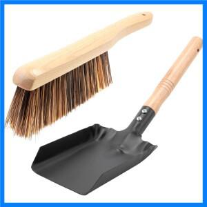 ABXF-석탄 삽 및 난로 브러시 세트 벽난로 삽 및 브러시 난로 깔끔한 세트 벽난로 도구 세트 화덕 도구