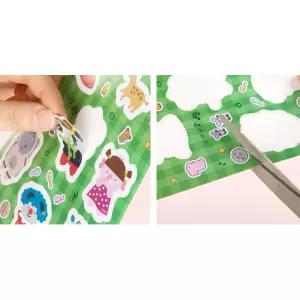유아 창의력 꾸미기 붙였다뗐다 동물 캐릭터 방수 코프랜즈 스티커 DIY 붙이기 감성