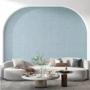 단열재 셀프 단열 벽지 1mX20m 타탄 오가닉 블루