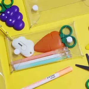 PVC 투명 카라비너 가방 8x16