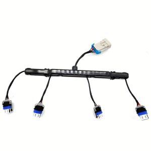 LS2 LS4 LS7 엔진 2005-2014용 점화 코일 리드 와이어 장착, 쉐보레 실버라도 2500 HD 07-18 GM 장비 357A용 하네스 장착