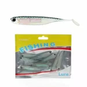 은빛비늘 쉐드웜 루어 10p세트 실버 패들테일루어 스윔베이트