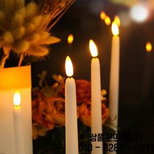 타이머가 있는 플레임리스 테이퍼 양초 원격 깜박임 3D 인조 왁스 촛불 조명 웨딩 크리스마스 파티 홈 장식