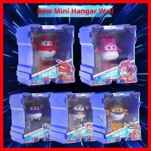 슈퍼윙스 스케일 미니 변신 애니메이션 변형 비행기 로봇 액션 피규어 변신 장난감 어린이 크리스마스 선물