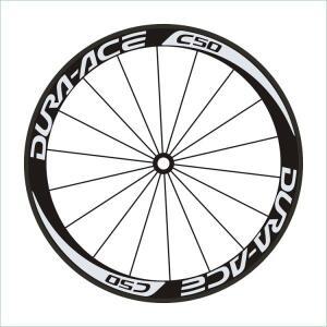리뉴얼 C50 16pics 2 바퀴/세트 도로 자전거 700c 휠 스티커 바퀴 림 장식 레이싱 데칼