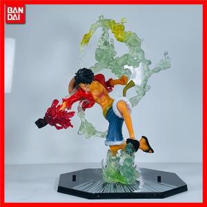 새로운 원피스 애니메이션 피규어 파이어 피스트 루피 에이스 상지 배틀 모델 인형 PVC 사보 액션 피규어