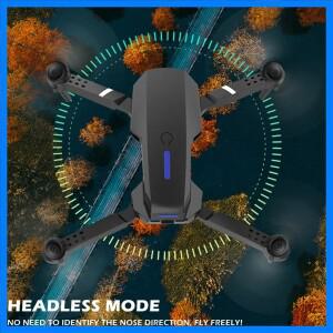 E88Pro HD 듀얼 카메라 2.4인치 화면 원격 조종 드론 전문가용 HD 항공 촬영 항공기 쿼드콥터 장난감