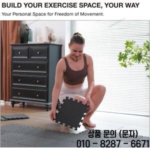 10개 조각 맞춤형 폼 운동 매트 미끄럼 방지 EVA 퍼즐 바닥 타일 홈짐 놀이방