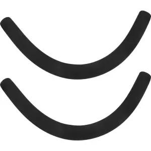 2 Pcs 스폰지 폼 유모차 핸들 커버 블랙 그립 교체 범용 유모차 핸들 바 슬리브 팔걸이