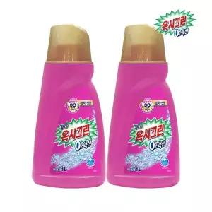 [옥시크린] 오투액션 리퀴드 표백제 1L x2개 액체 표백제 얼룩제거제 옥시크린