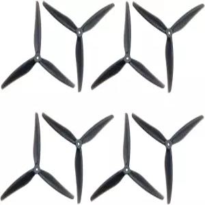 시네터 및 매크로 쿼드 FPV 쿼드콥터 드론용 Gemfan CL 7535 3-블레이드 프로펠러 강화 PC 8pcs 4CW