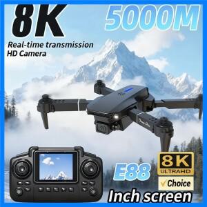 오리지널 신제품 E88PRO 드론 8K 5G 전문가용 HD 듀얼 카메라 항공 촬영 원격 조종 항공기 쿼드콥터 장난감