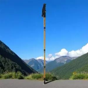 원마운트 4단 길이조절 등산스틱 110cm 골드 등산용지팡이 휴대용등산스틱