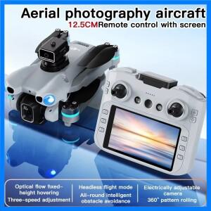 2026 신형 AE5 프로 드론 8K HD 4.5인치 화면 제어 20분 배터리 헤드리스 모드 헬리콥터 360 °   플립 쿼