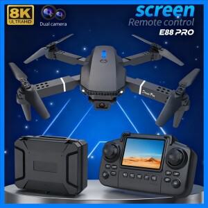 2026 신형 미지아 E88PRO 드론 8K 5G 전문가용 HD 듀얼 카메라 항공 촬영 원격 조종 항공기 쿼드콥터 장난
