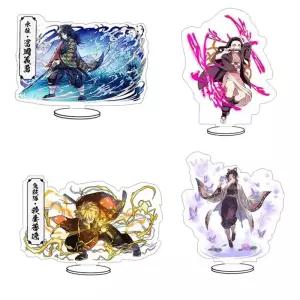 귀멸의칼날 캐릭터 롤 플레잉 스탠딩 카드 Kamado Nezuko Tanjirou 애니메이션 아크릴 브라켓 데스크탑