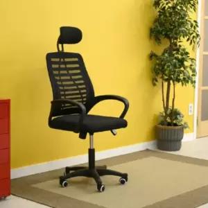 데스크컴퓨터의자 매쉬 블랙 헤드형 공부 책상의자 공부의자 학생의자 게이밍의자