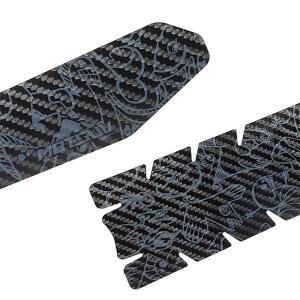 내구성 포함 블랙 자전거 체인 보호 스티커 MTB 관리 프레임 하단 방수 가드 데칼