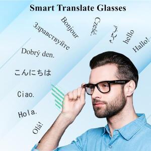 스마트 안경 AI 번역기 실시간 언어 블루투스 오디오 통화 노래 듣기 렌즈 교체 지원 선글라스