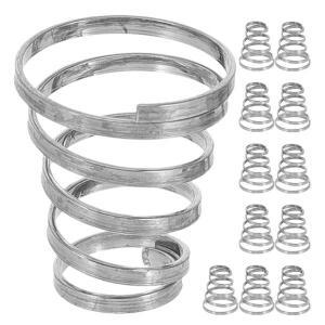 12개 스테인리스 스틸 자전거 액슬 스프링 퀵 릴리스 휠 스큐어 (로드 바이크 트레이너 머신 부품용