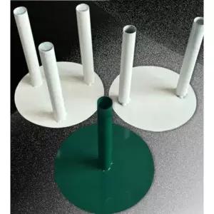 웨딩 자이언트 꽃다발 플라워 대왕카네이션 받침대 진녹색 원형 직경 20cm 단봉